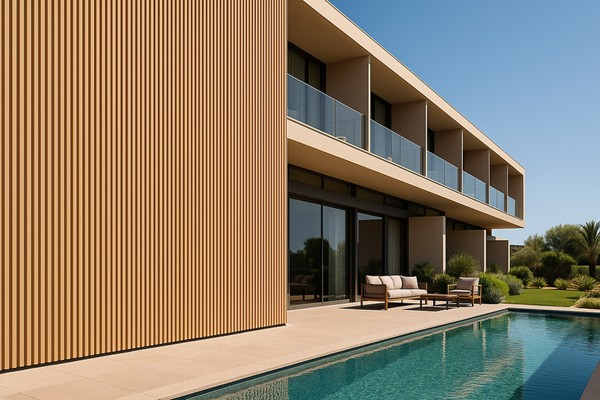 WPC Panel 2ης γενιάς με 3D πηχάκια 25/147.5mm LIGHT OAK 5550